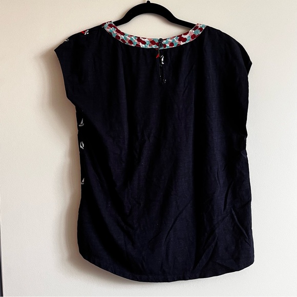 ANTHROPOLOGIE BOAT PATTERN T-SHIRT - Picture 6 of 7